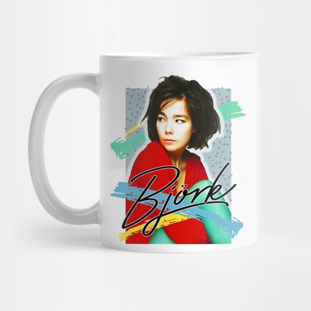 Bjork / The Sugarcubes / 80s Aesthetic Fan Art Design by DankFutura